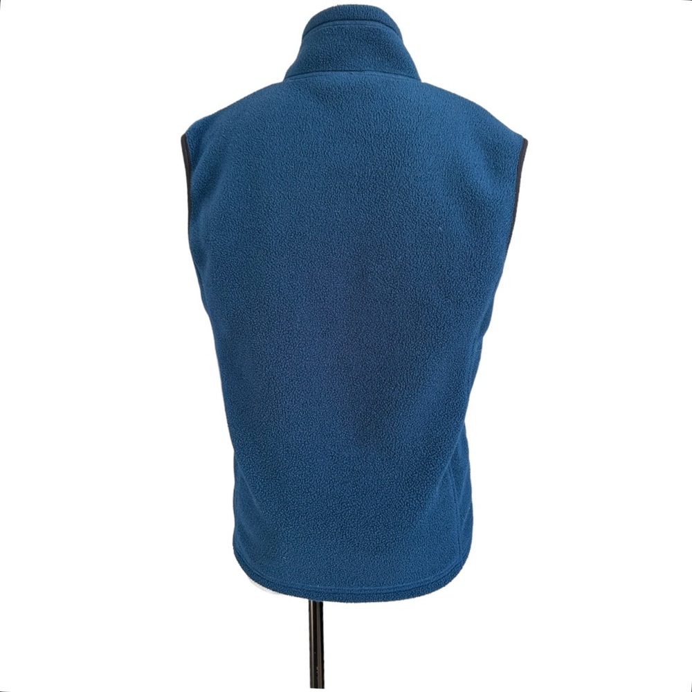 REI Men’s Fleece Vest Zipper Front Dark Blue Two Front Pockets Size Medium - Picture 3 of 13